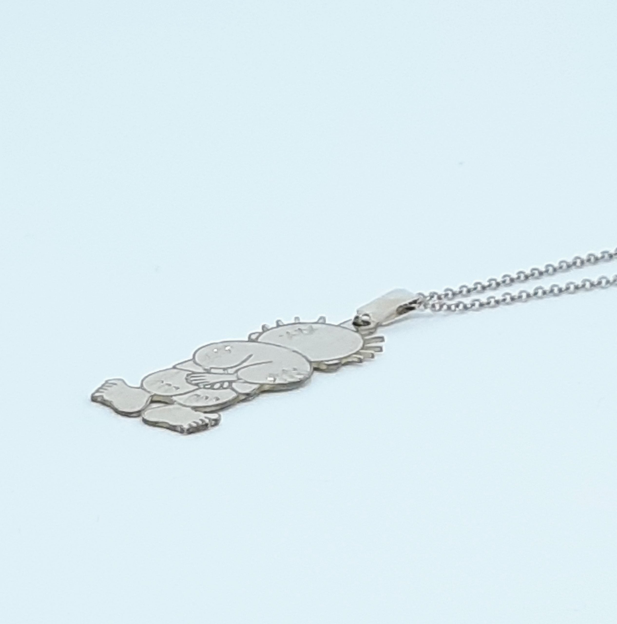 Collier Argent Handala, collier argenté originale