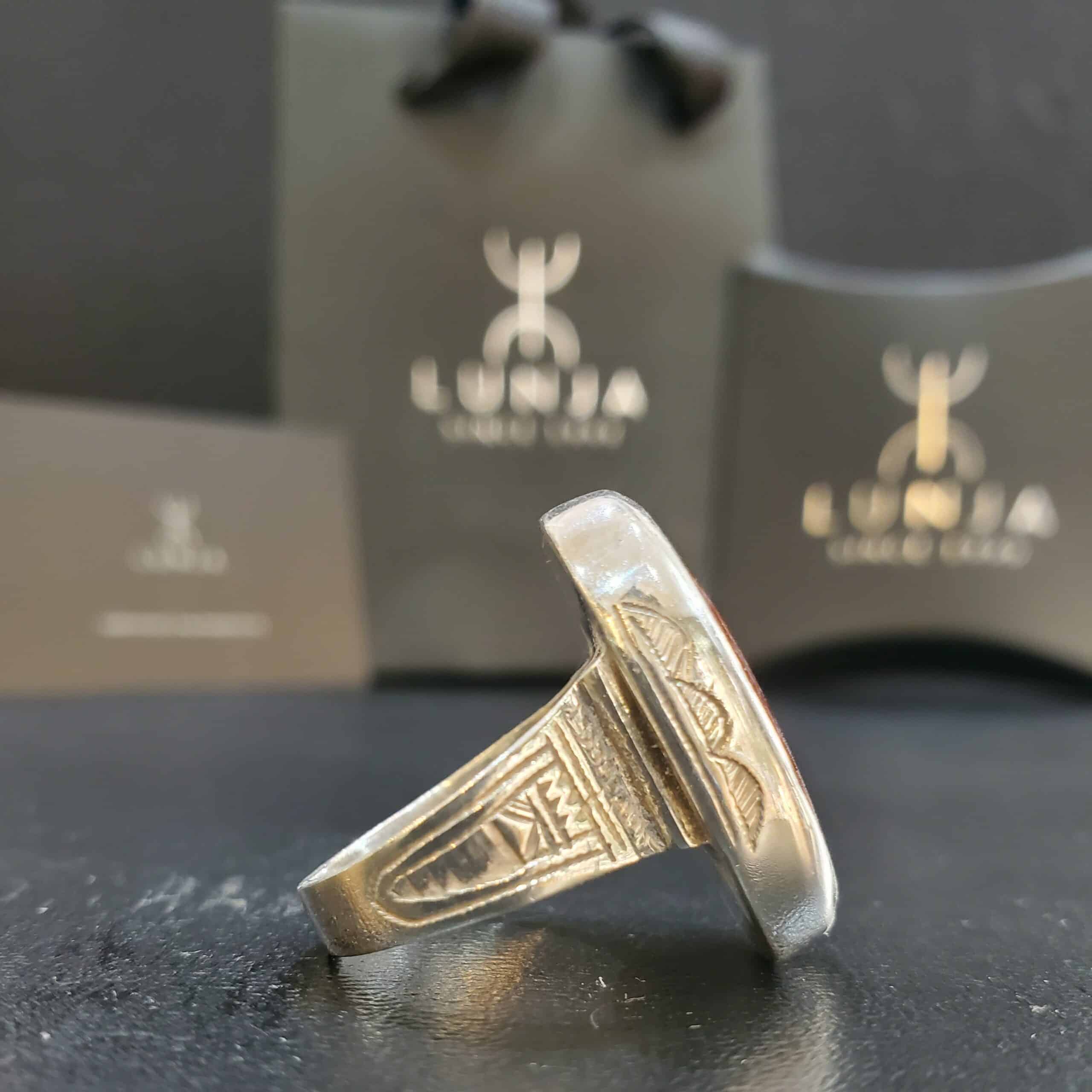 Bague Agadez Cornaline grande