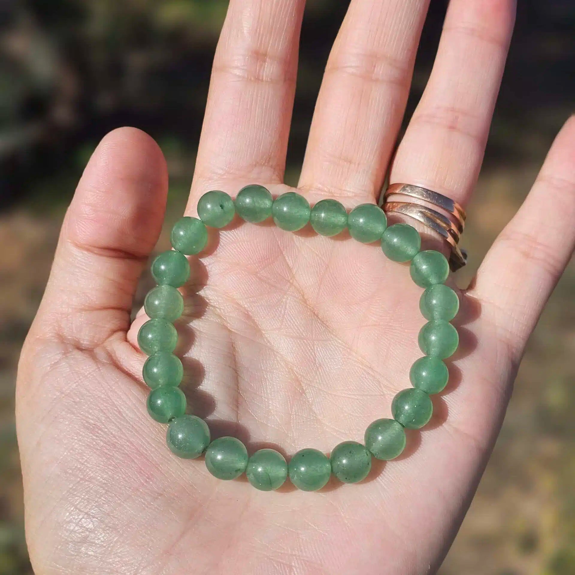 bracelet aventurine chance et élégance en pierres naturelles 6 mm