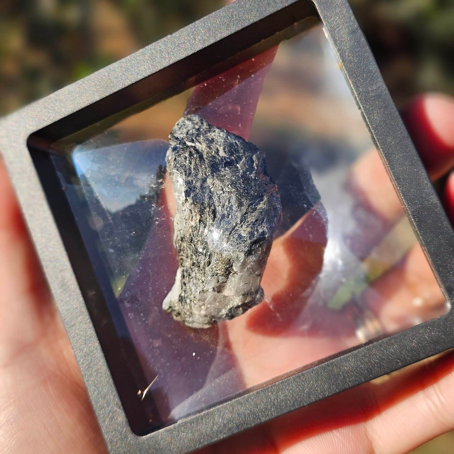 Decorative Moonstone with Black Stand – (41 g)