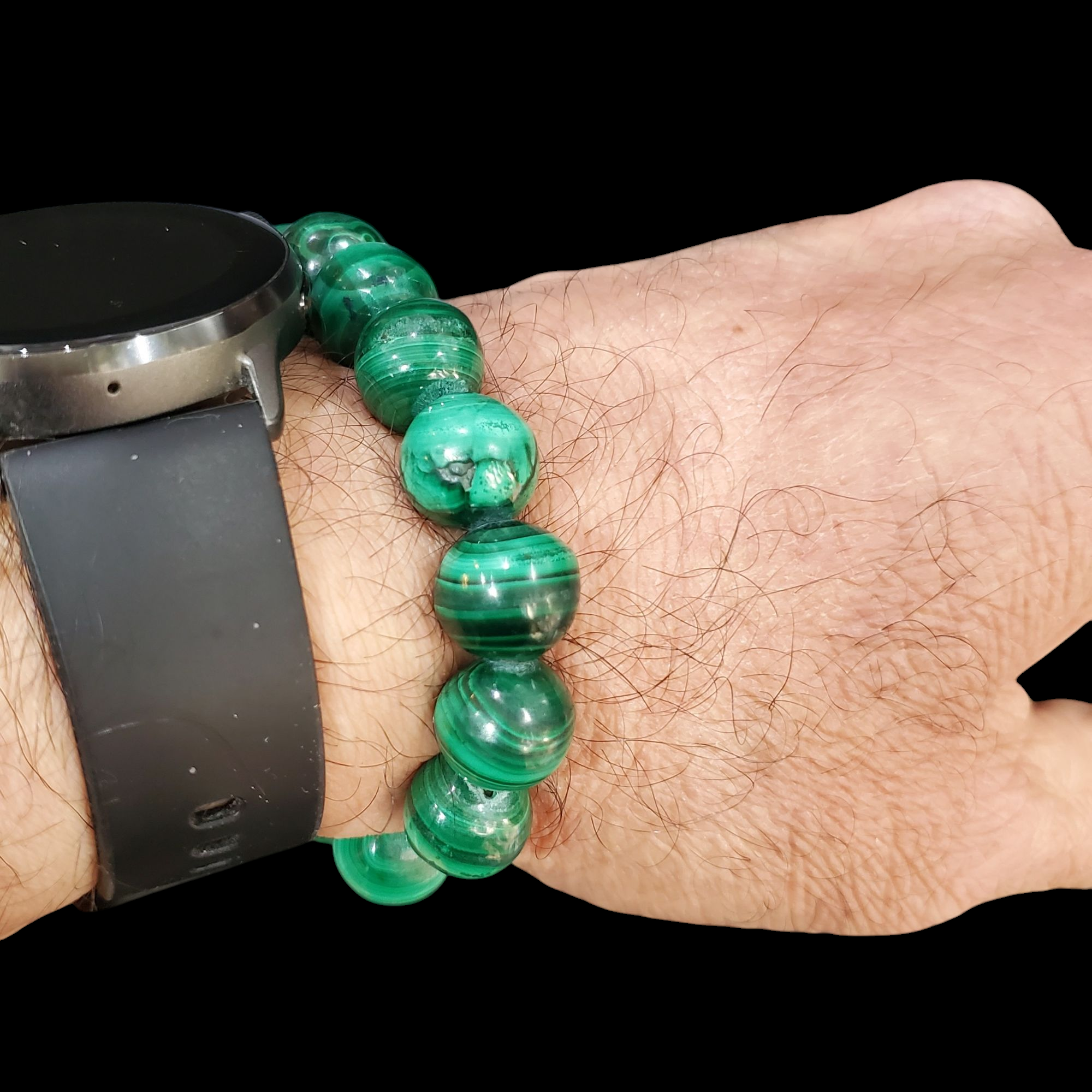 Bracelet en pierre naturelle Malachite