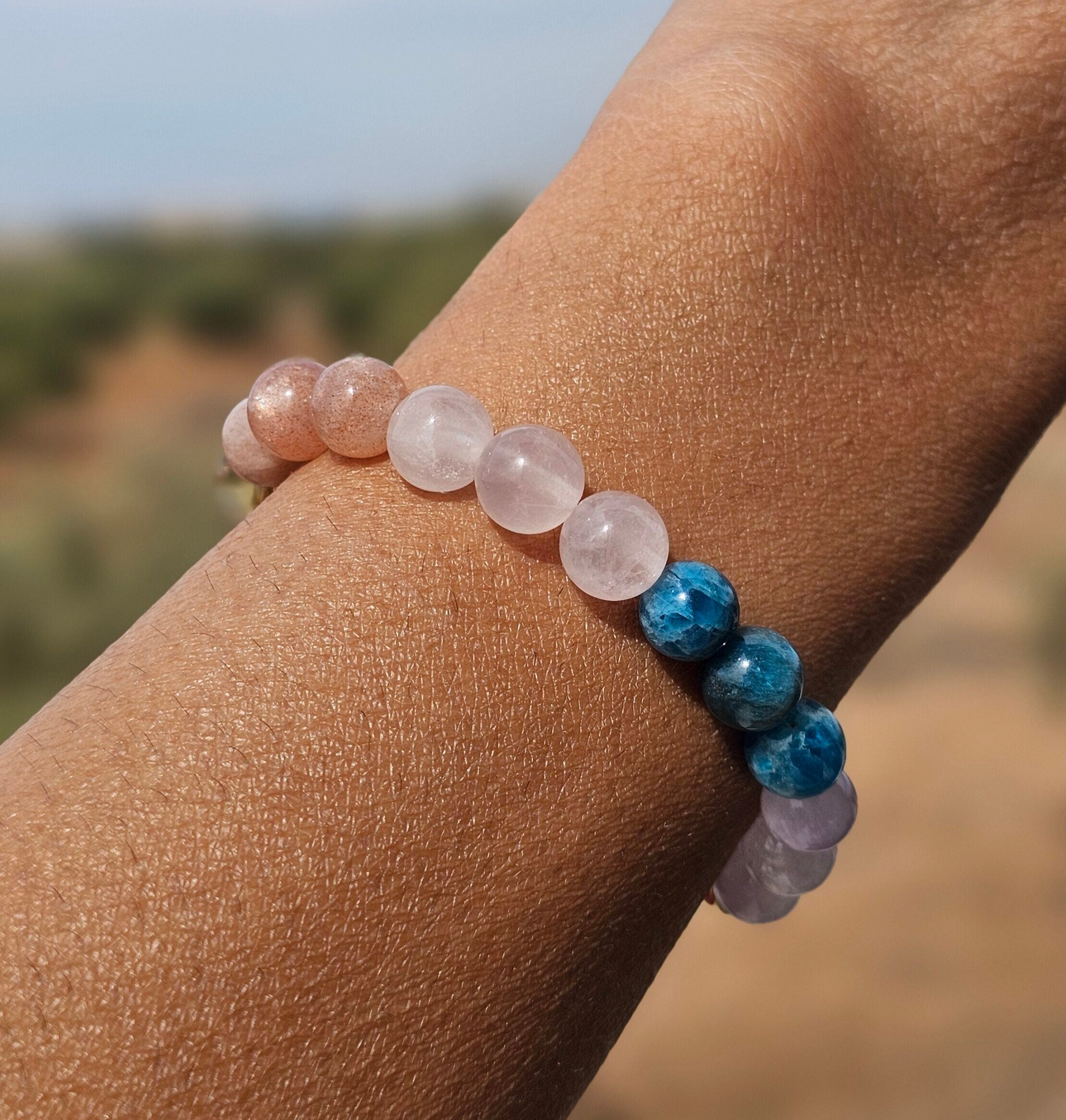 Bracelet 7 Chakras en Pierres Naturelles - Équilibre et Harmonie