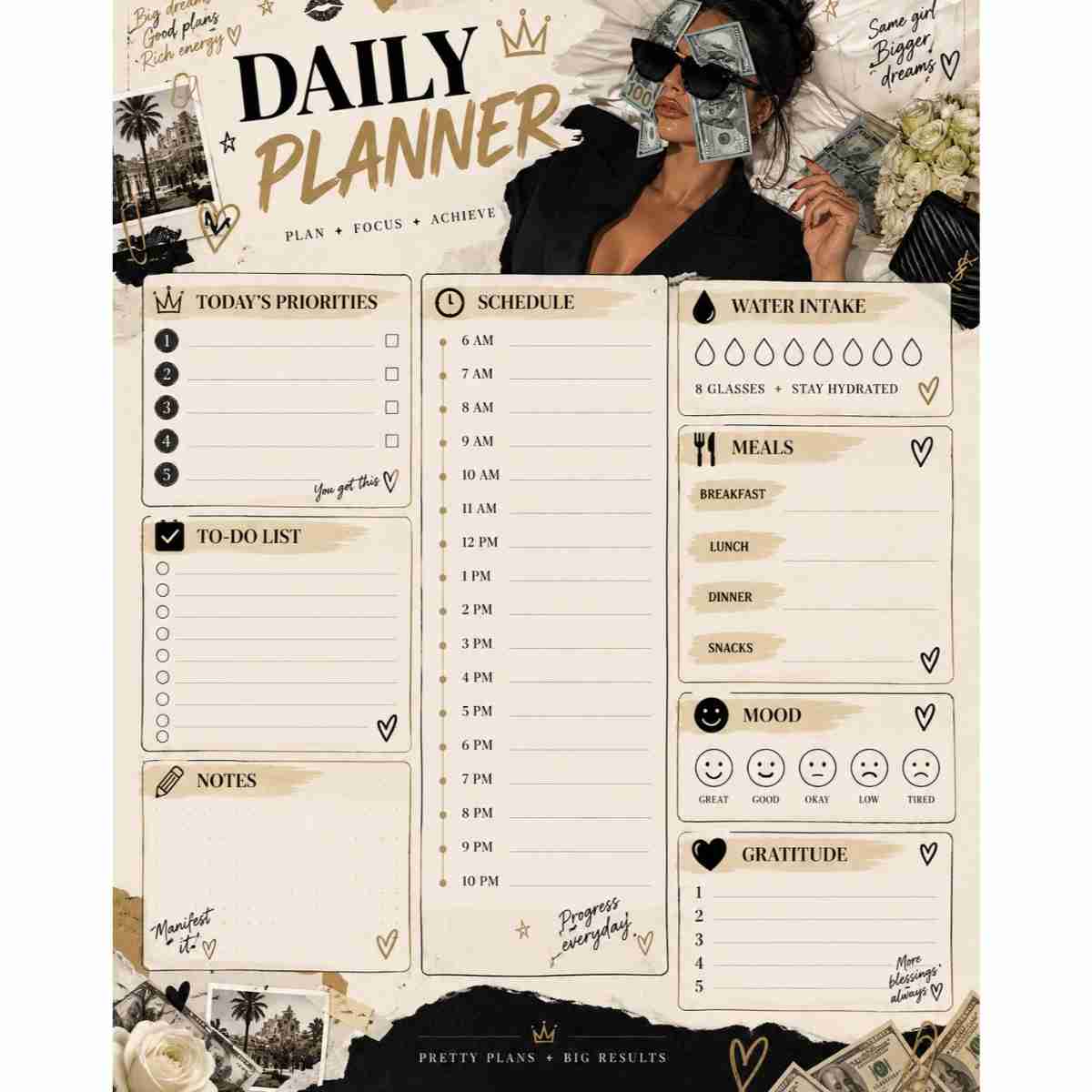 planner quotidien esthétique pour une organisation parfaite