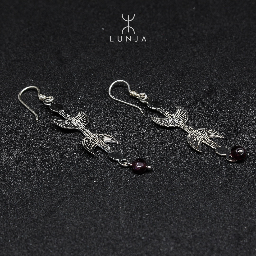 Boucles d'oreilles Berbères en Argent "Yaz"