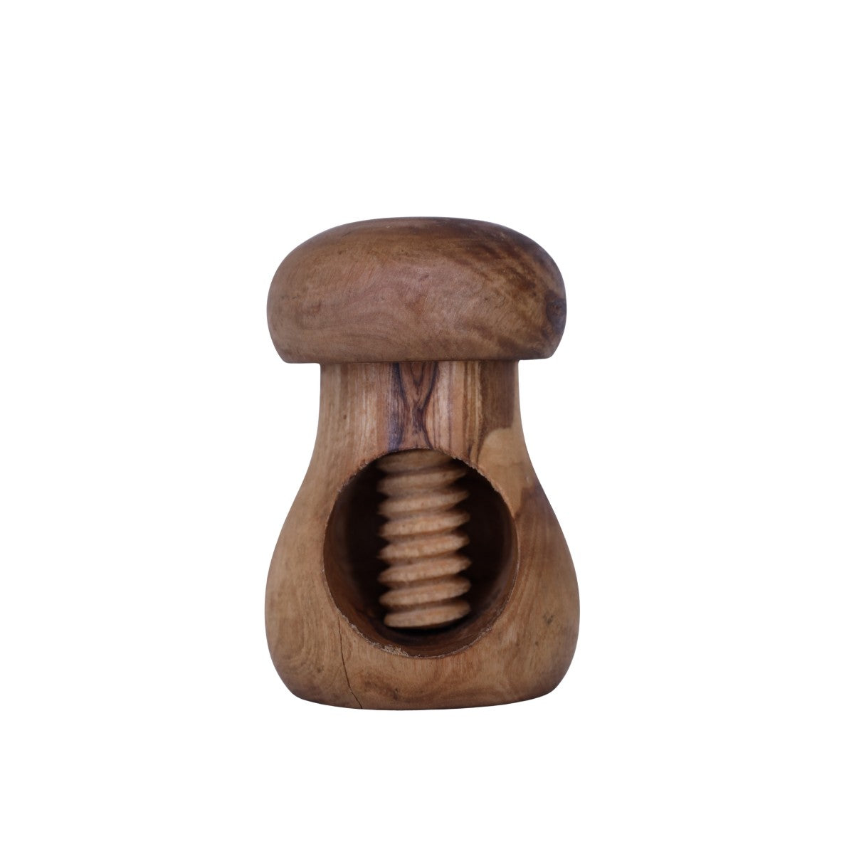 Casse noix en bois élégant en forme de champignon premium
