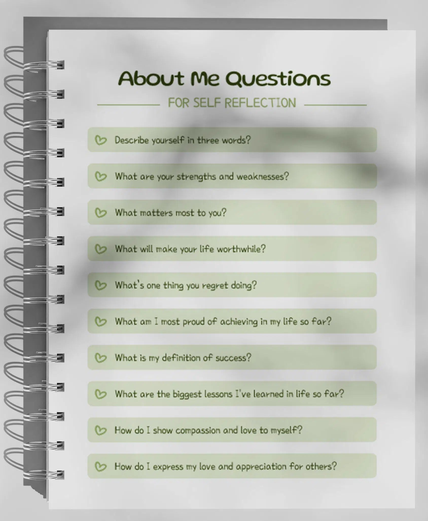 Agenda Élegant A5 Couverture Rigide - Inspiration et Épanouissement