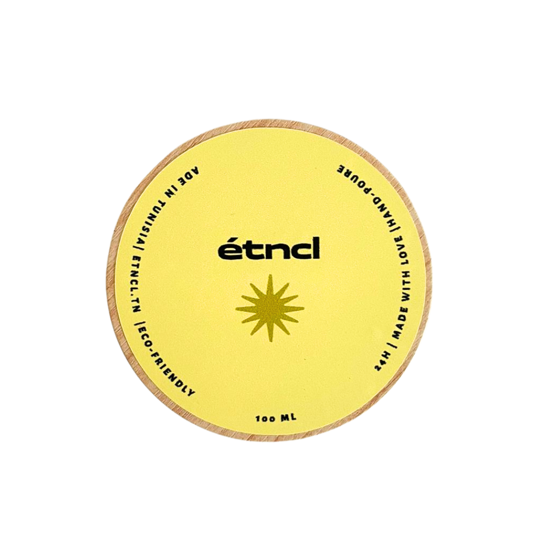 bougie parfumée artisanale Lemonade pour une ambiance pétillante 100 ml