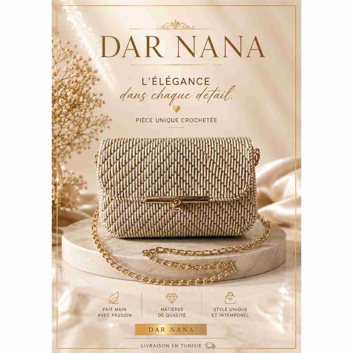 Sac en crochet exclusif pour un style irrésistible et unique