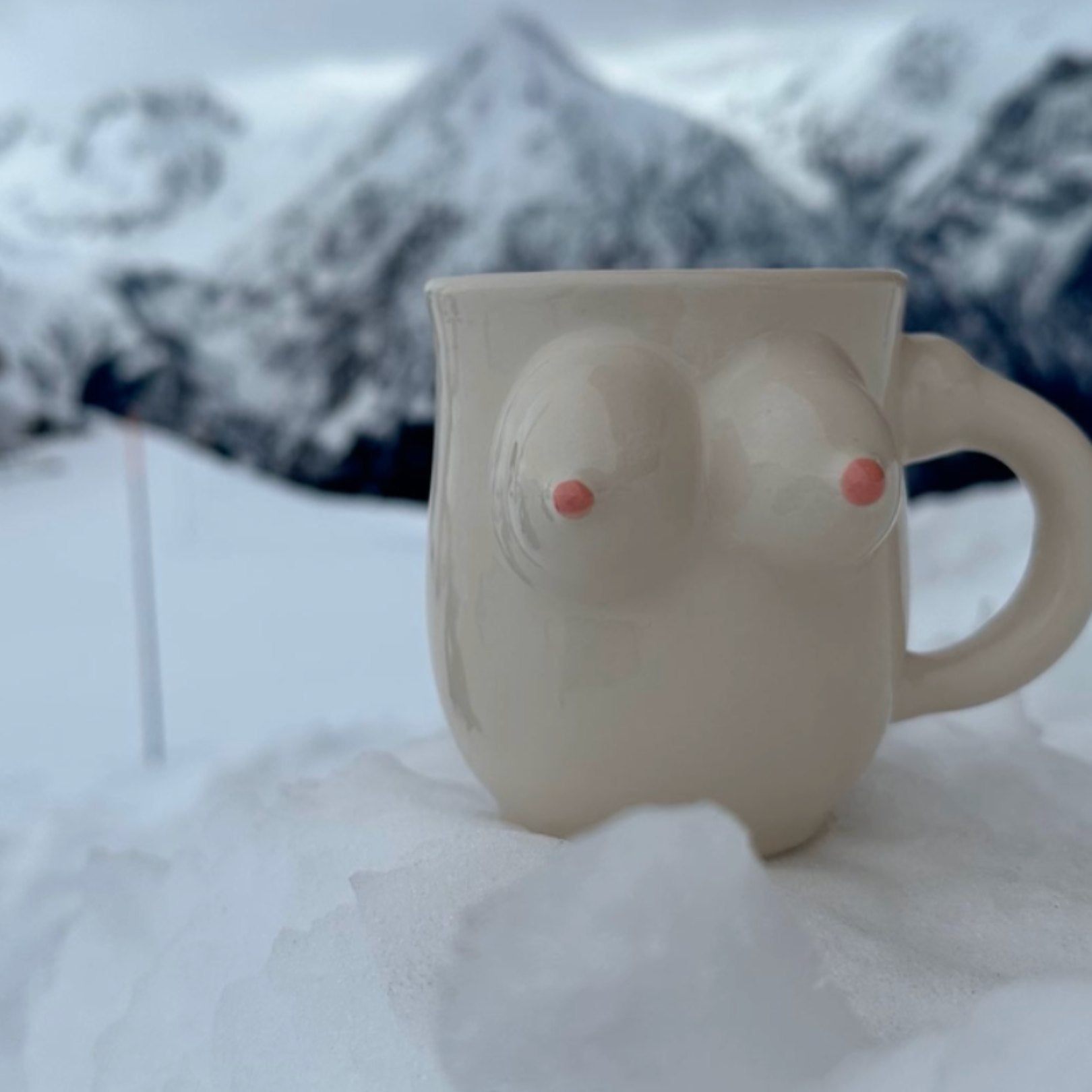 White Boobs Mug