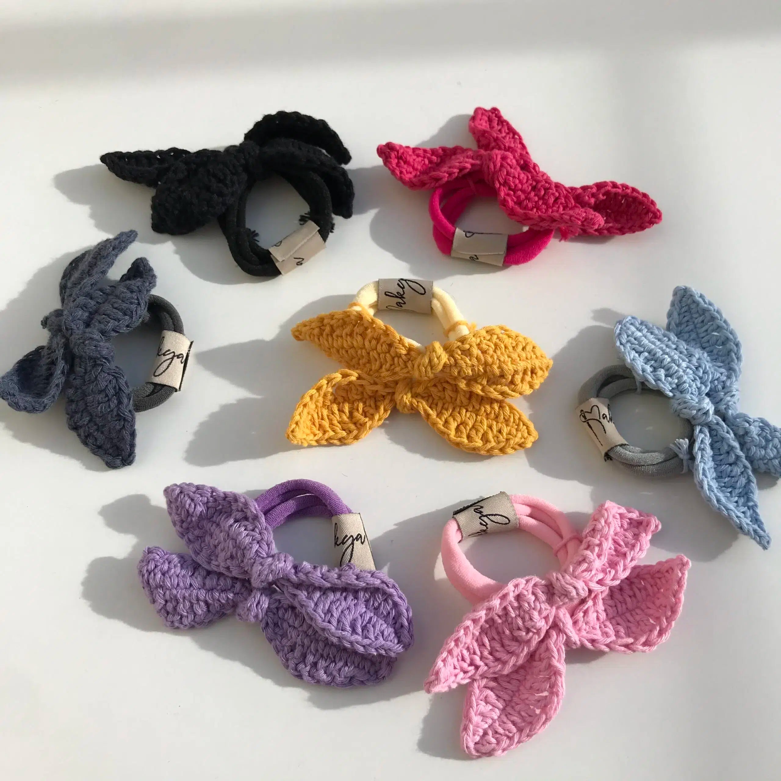 Chouchou de cheveux en crochet faits main