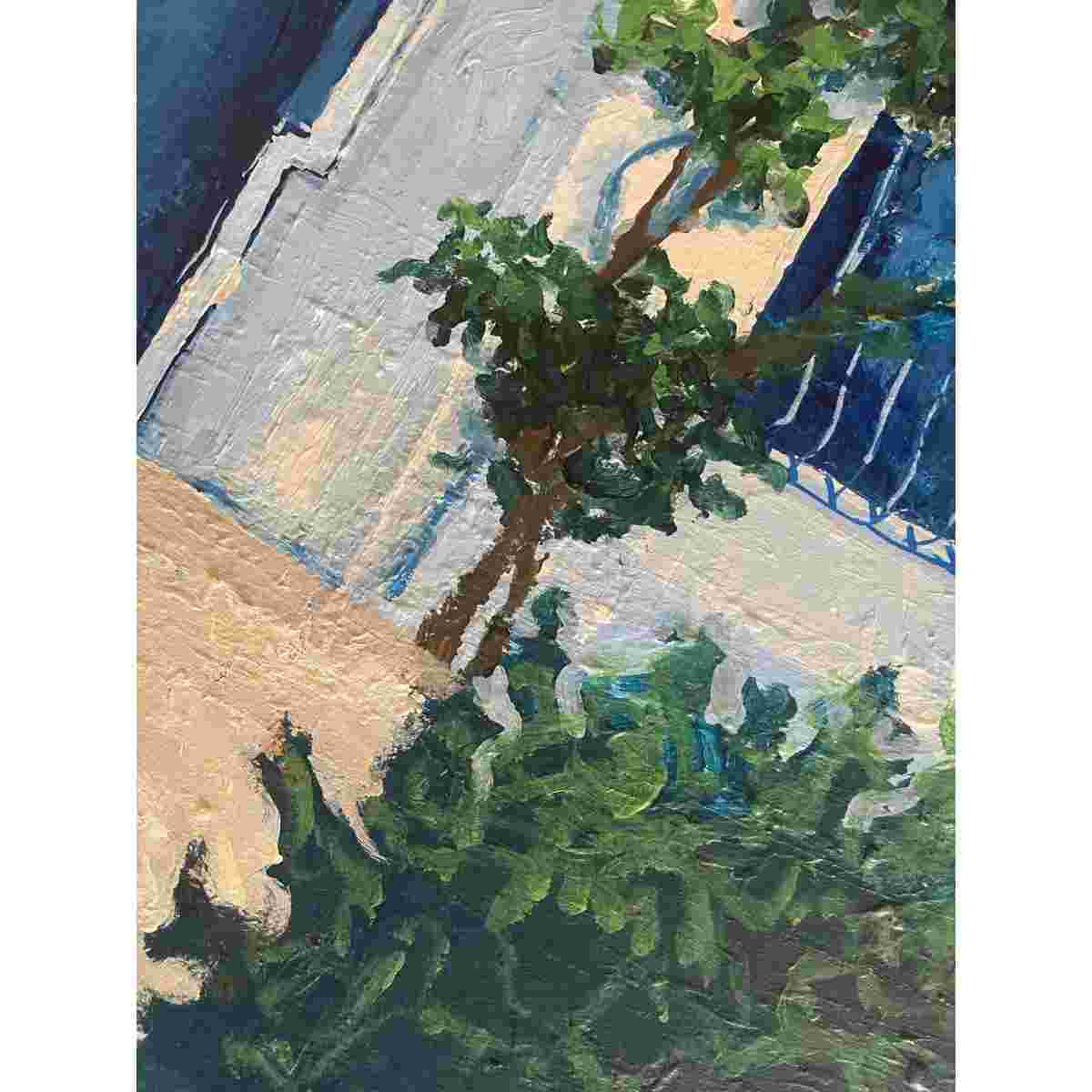 tableau peinture Tranquility bleu pour une ambiance apaisante