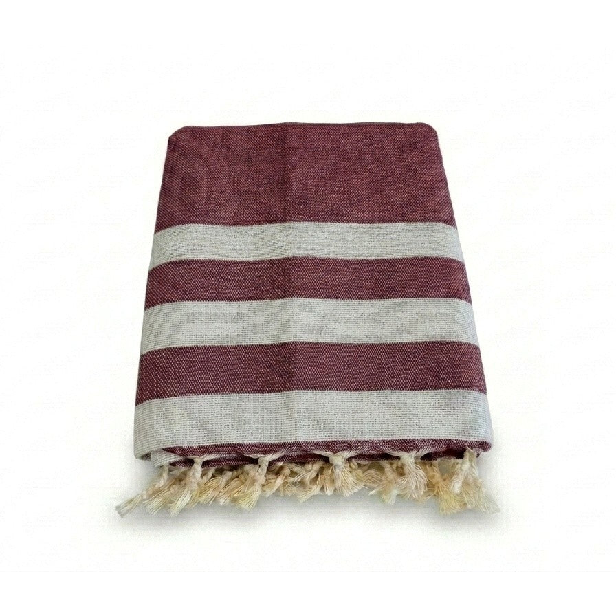 Fouta écologique en coton recyclé