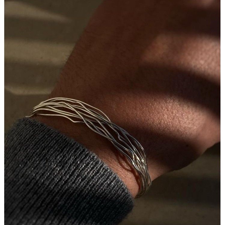 Bracelet fait main en argent 925 pour un style unique et chic