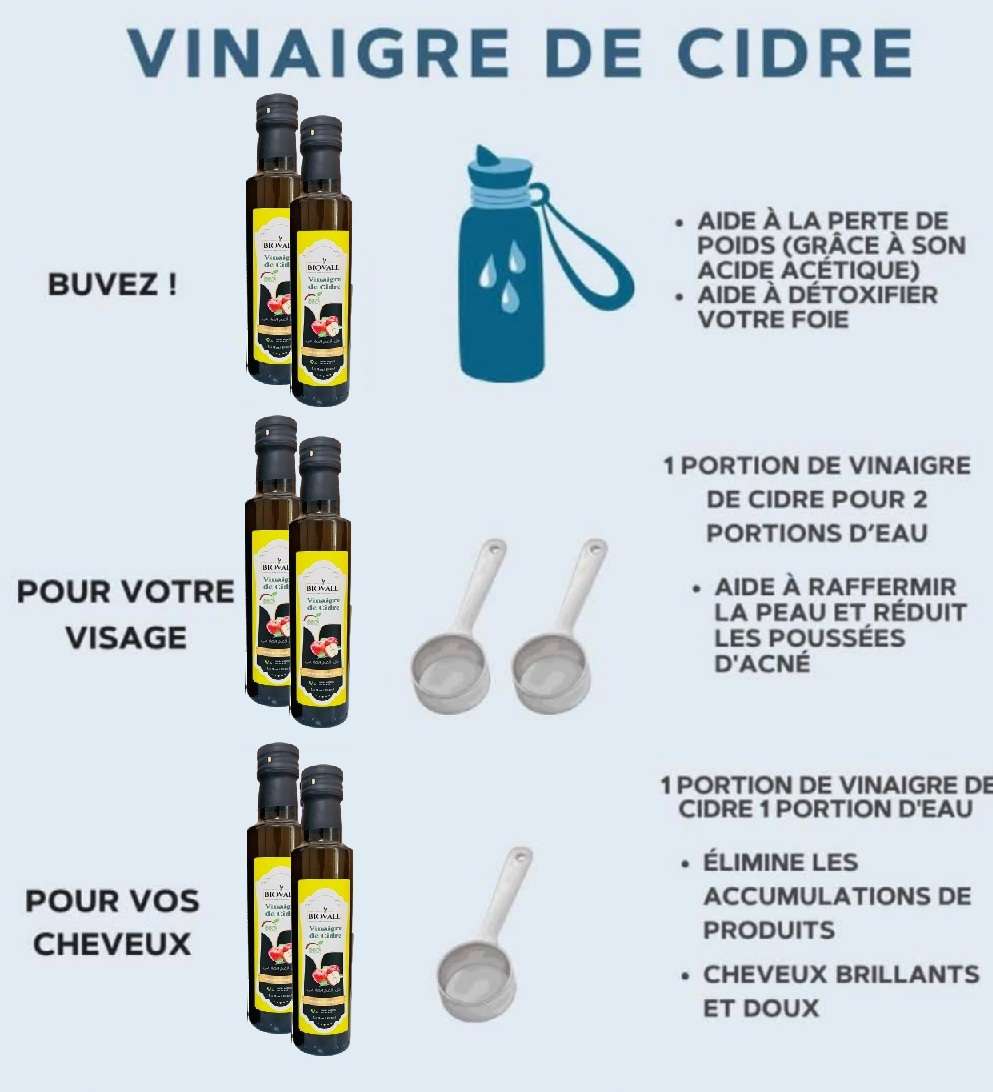 Vinaigre de cidre gourmet pour des plats sains et savoureux