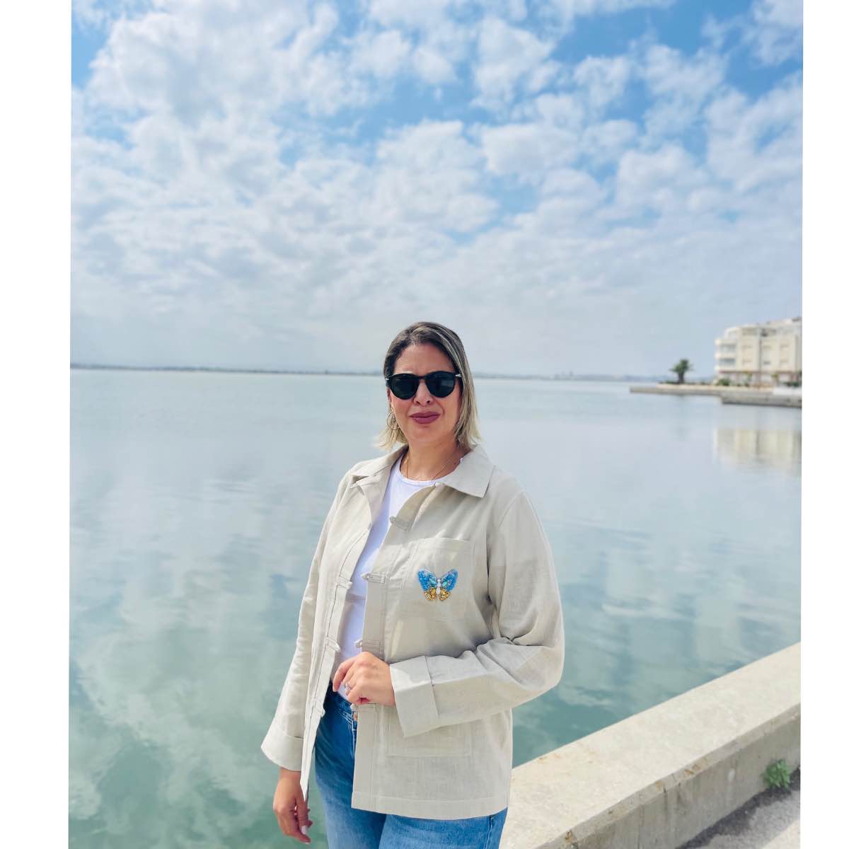 Veste beige élégante pour un style chic et intemporel