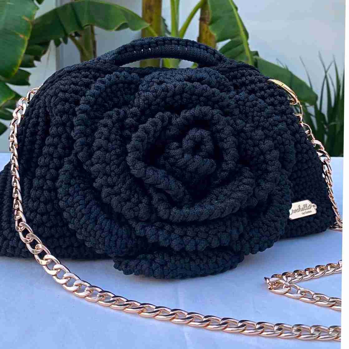 sac artisanal Golden Pearl argent doré pour un look chic et unique