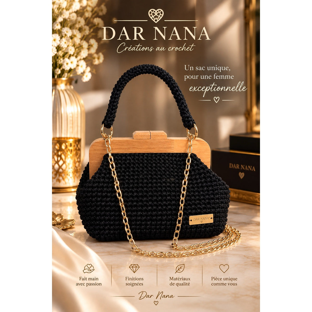 sac crochet chic et unique pour un style irrésistible