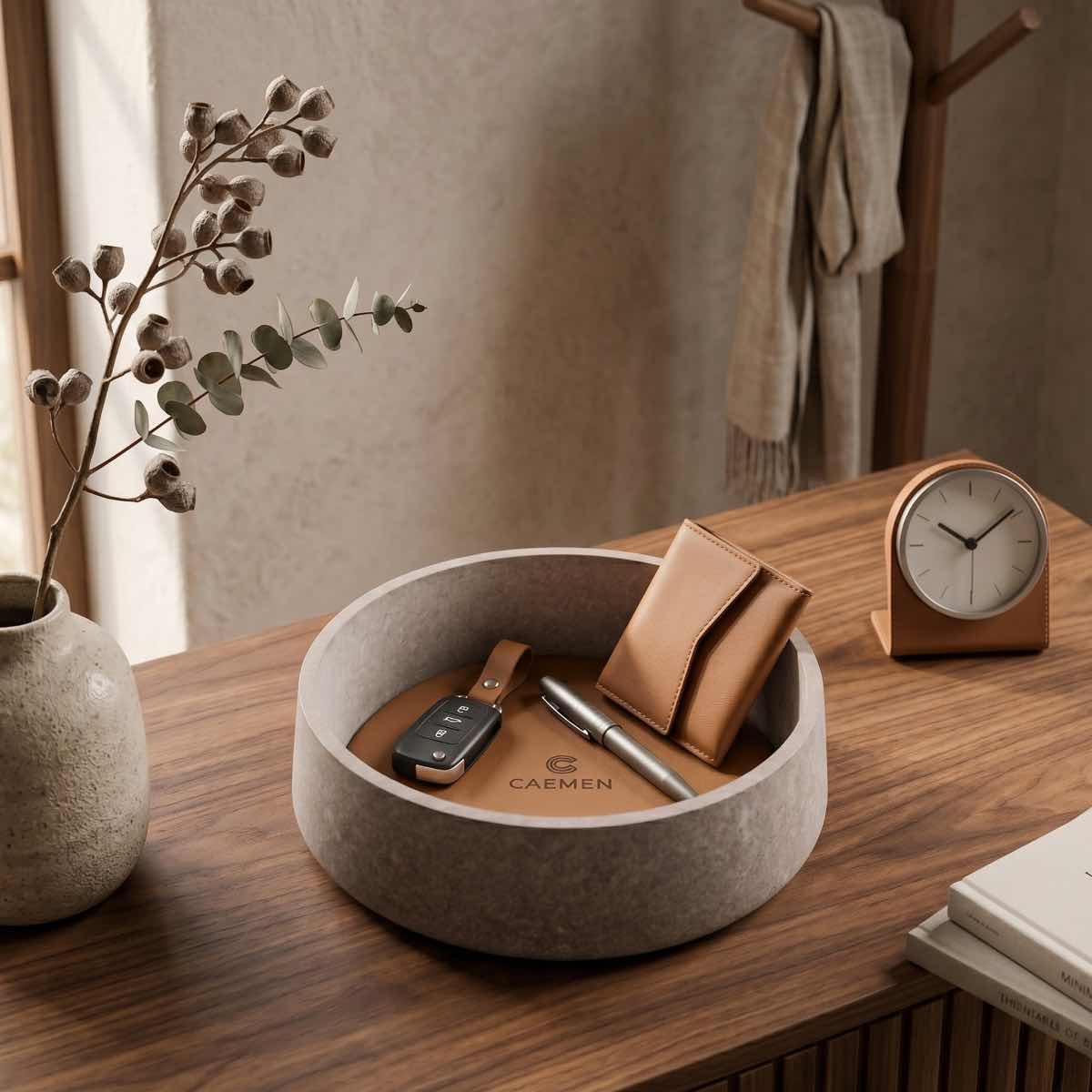 Vide Poche Cosmos en cuir