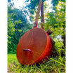 Gombri traditionnel fait main instrument de musique artisanal africain en bois et peau naturelle