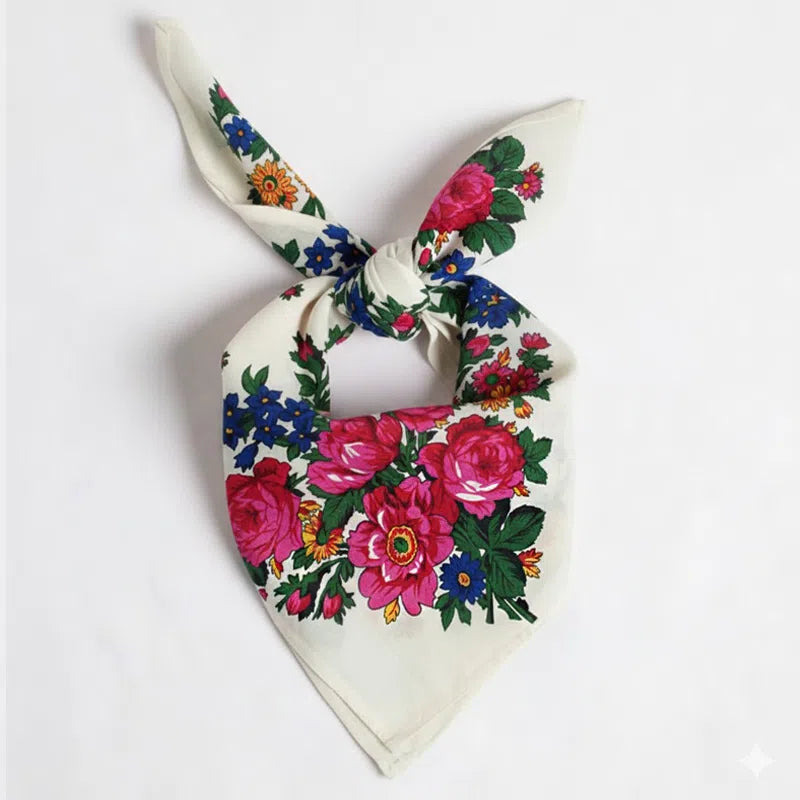 Foulard floral exclusif pour un style élégant et unique