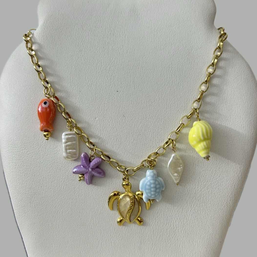 Collier fétiche en acier inoxydable
