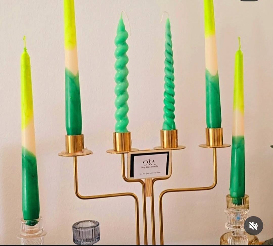 Bougie décorative artisanale pour une ambiance unique et chaleureuse