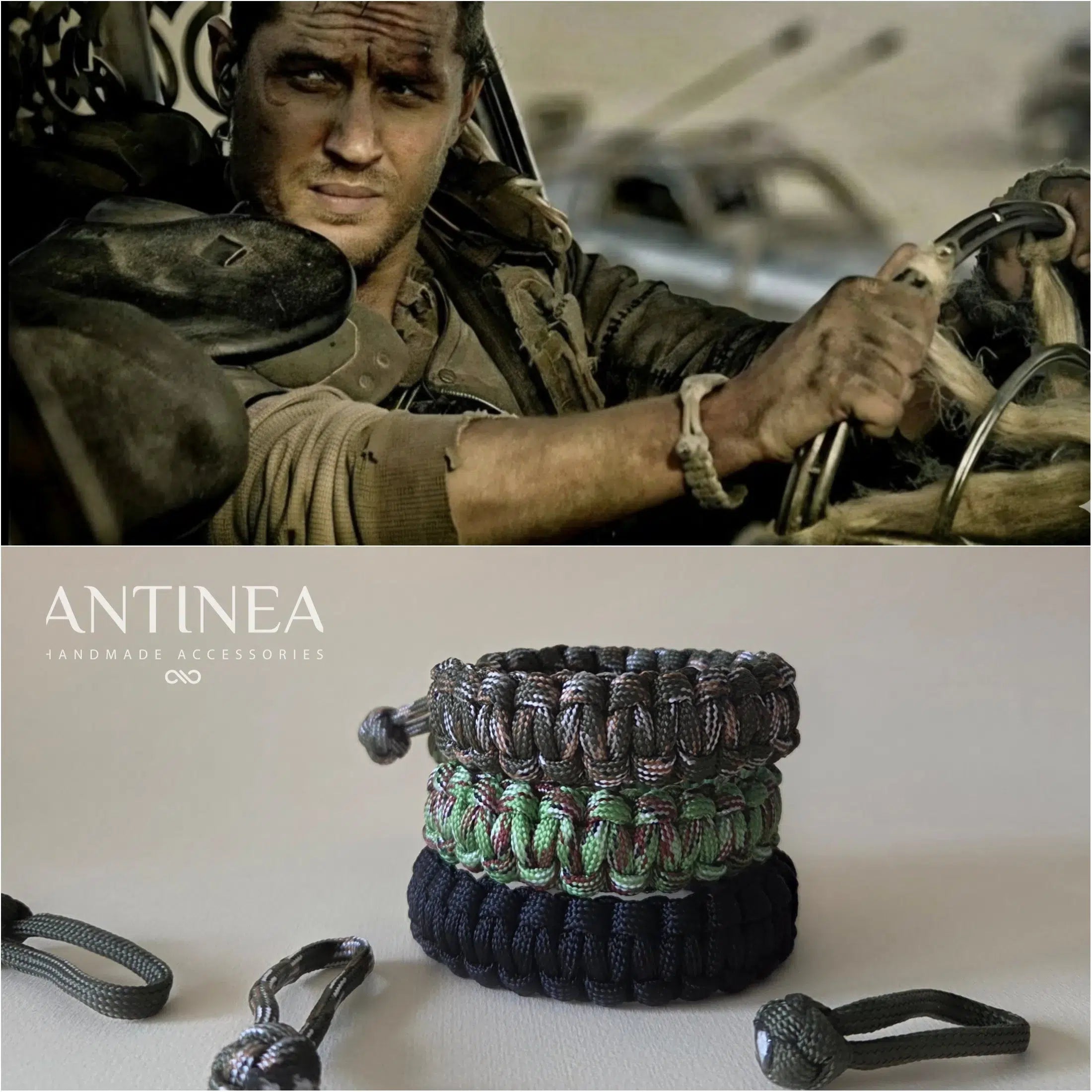 Bracelet paracorde robuste pour aventuriers