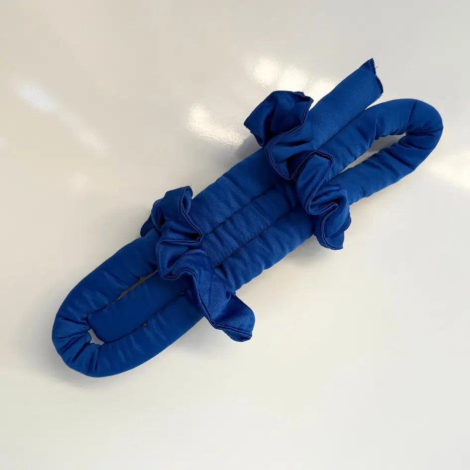 Ensemble Nuit Satin Bleu - Élegance Anti-Frisottis