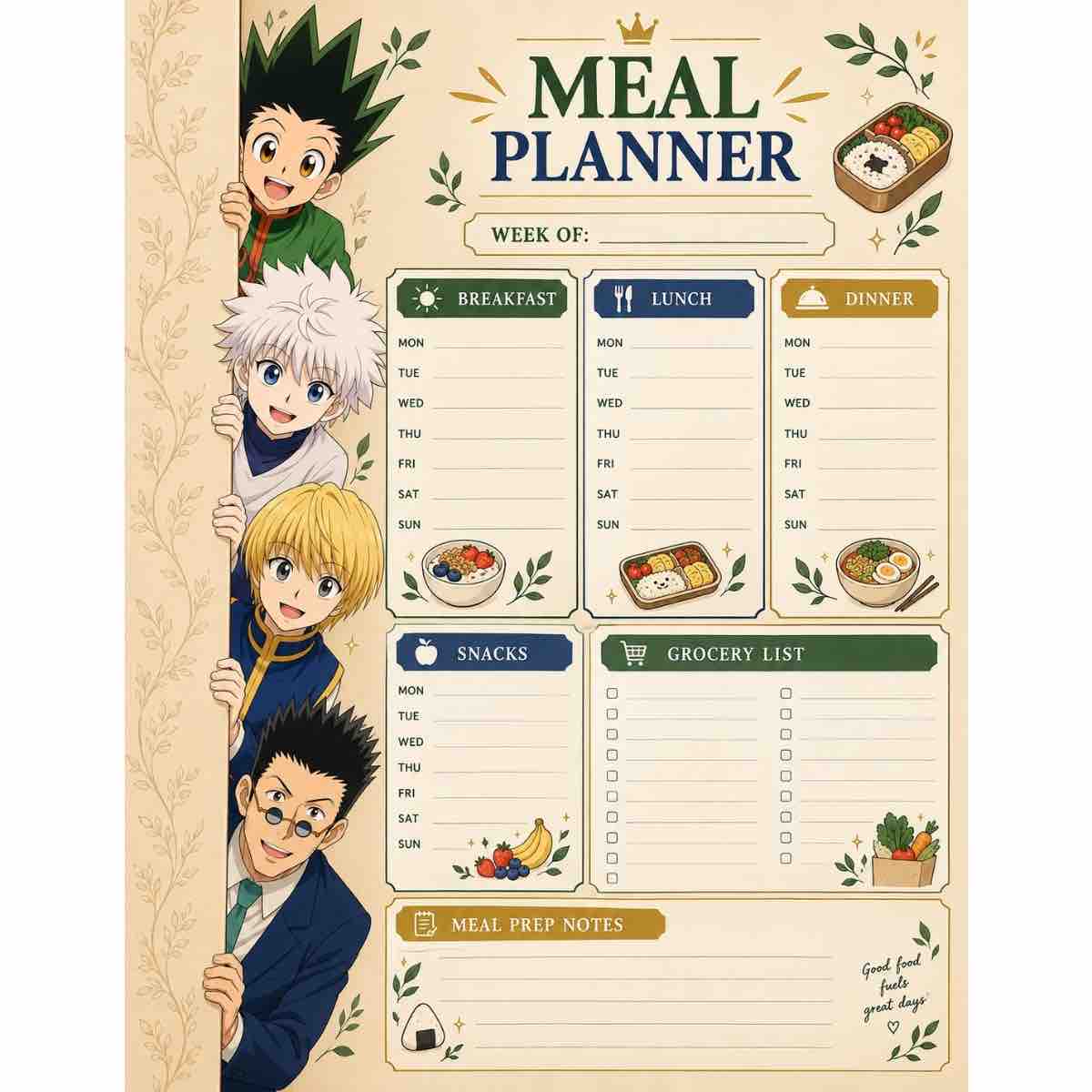 agenda anime atteignez vos objectifs avec style et passion