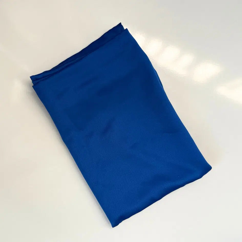 Ensemble Nuit Satin Bleu - Élegance Anti-Frisottis
