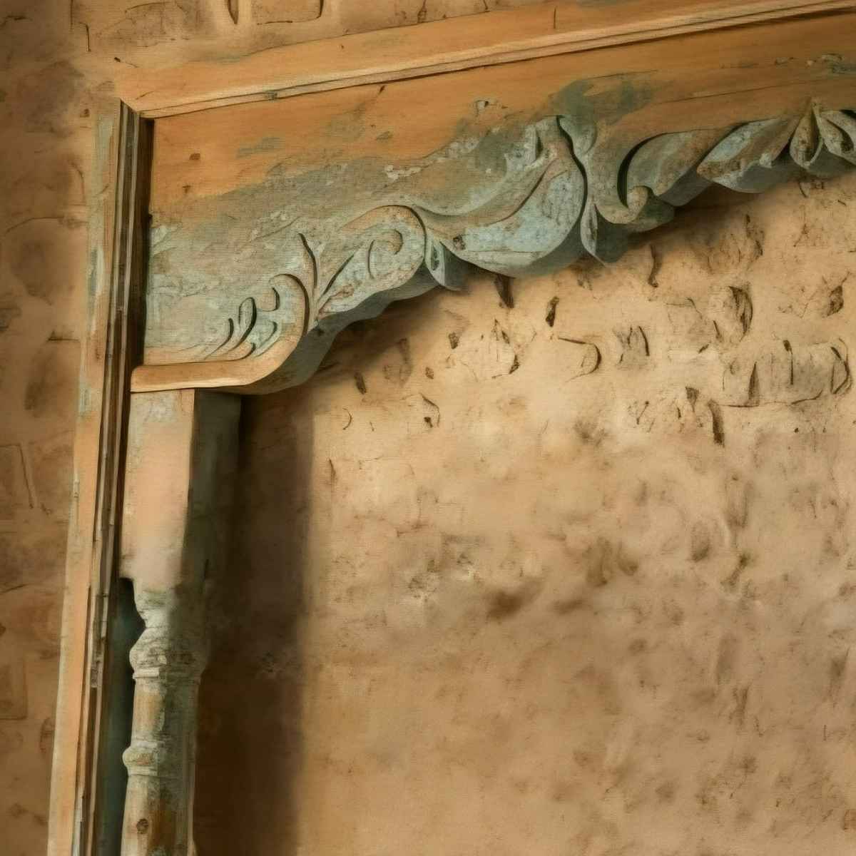miroir plein pied exceptionnel bois naturel 200x107 cm