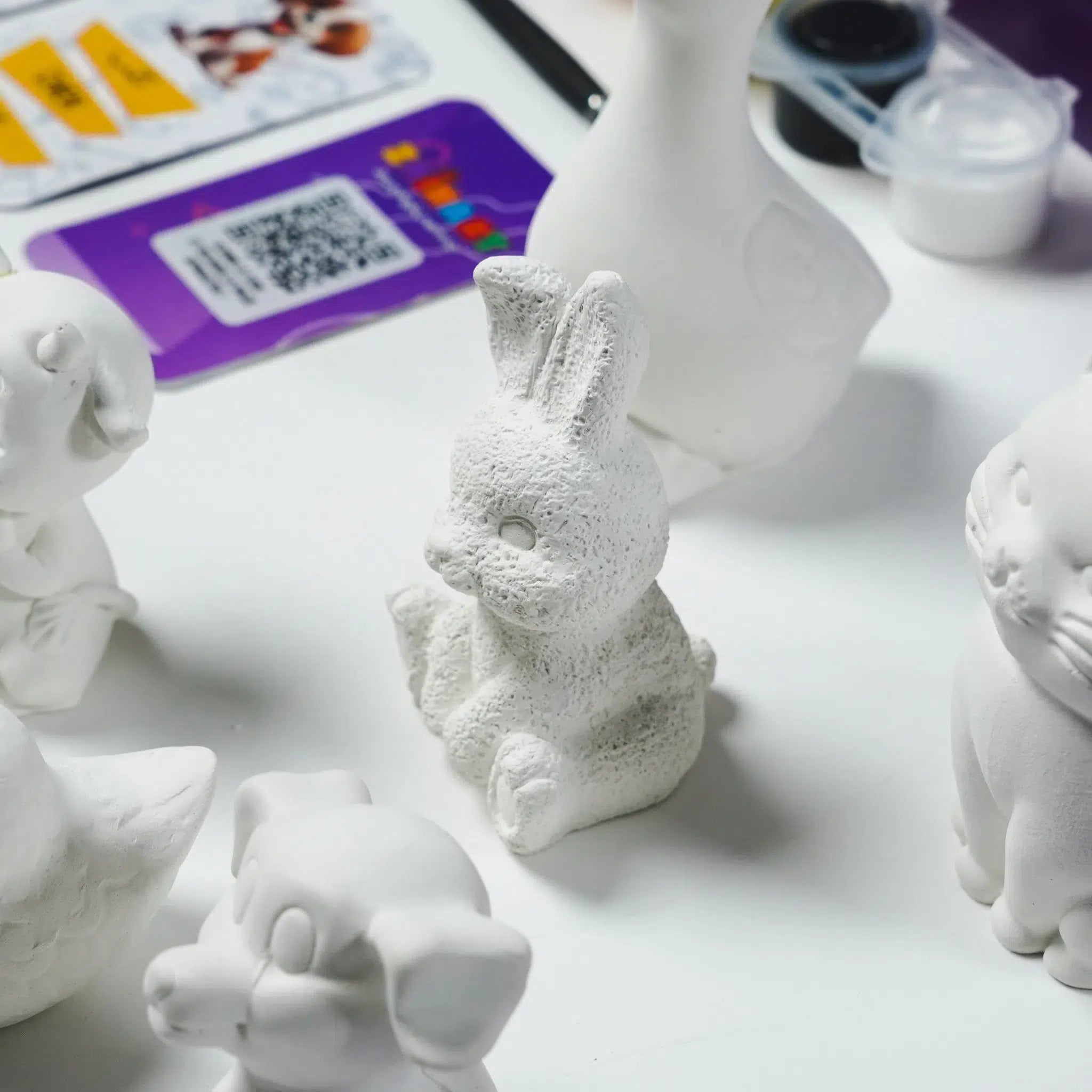 Kit de Peinture 3D Animaux en Plâtre - Créativité Augmentée