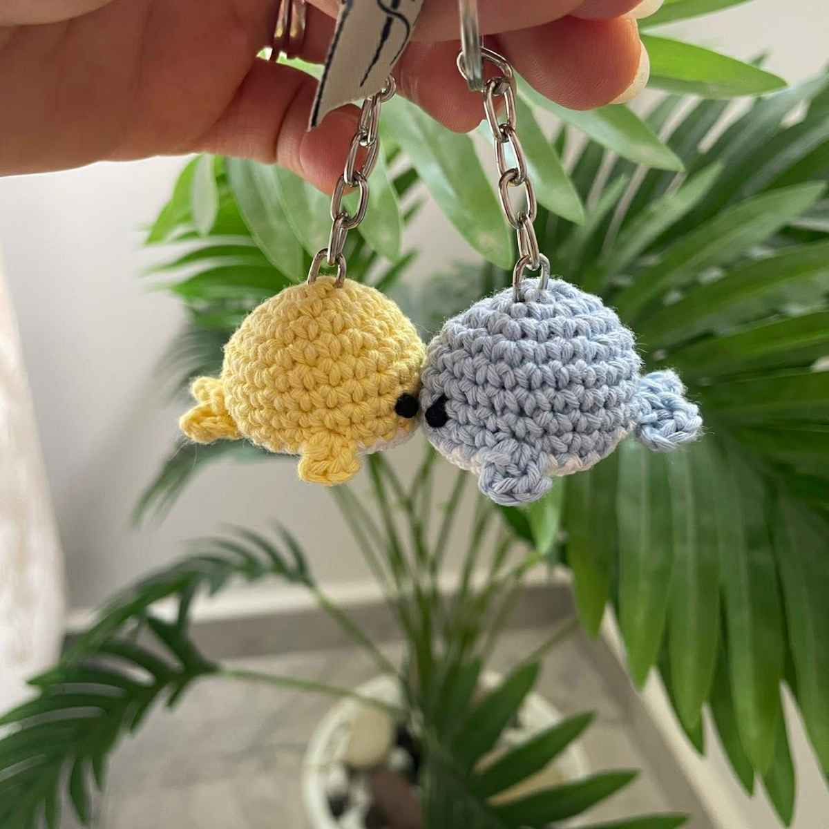 porteclés baleine aimanté couleur exclusive pour un style unique