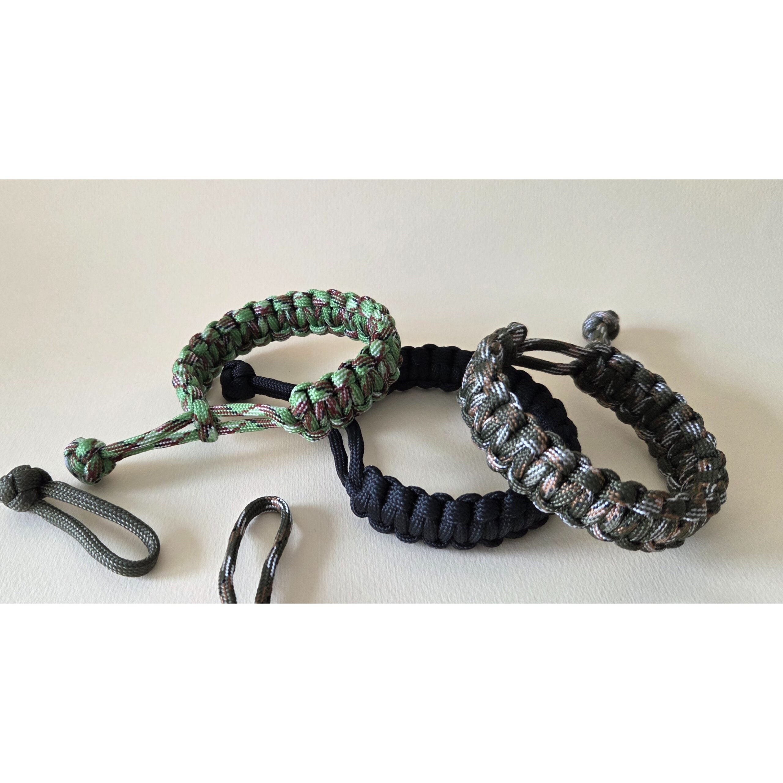 Bracelet paracorde robuste pour aventuriers
