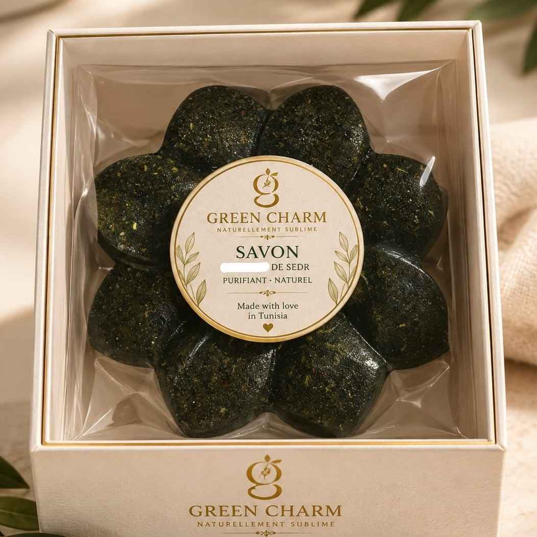 Savon naturel poudre de Sedr pour une peau éclatante 100 g