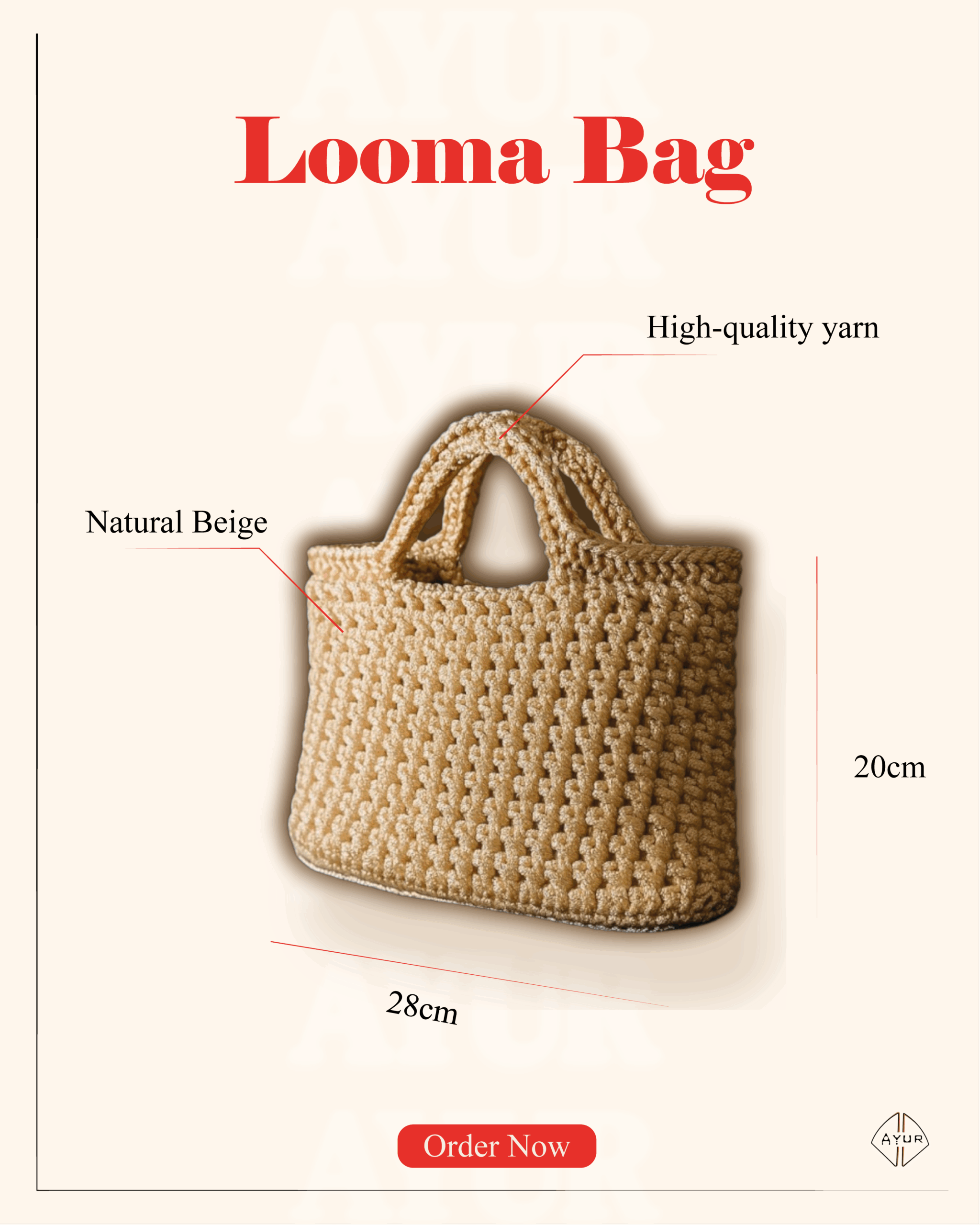 sac en crochet chic léger et durable pour un style unique