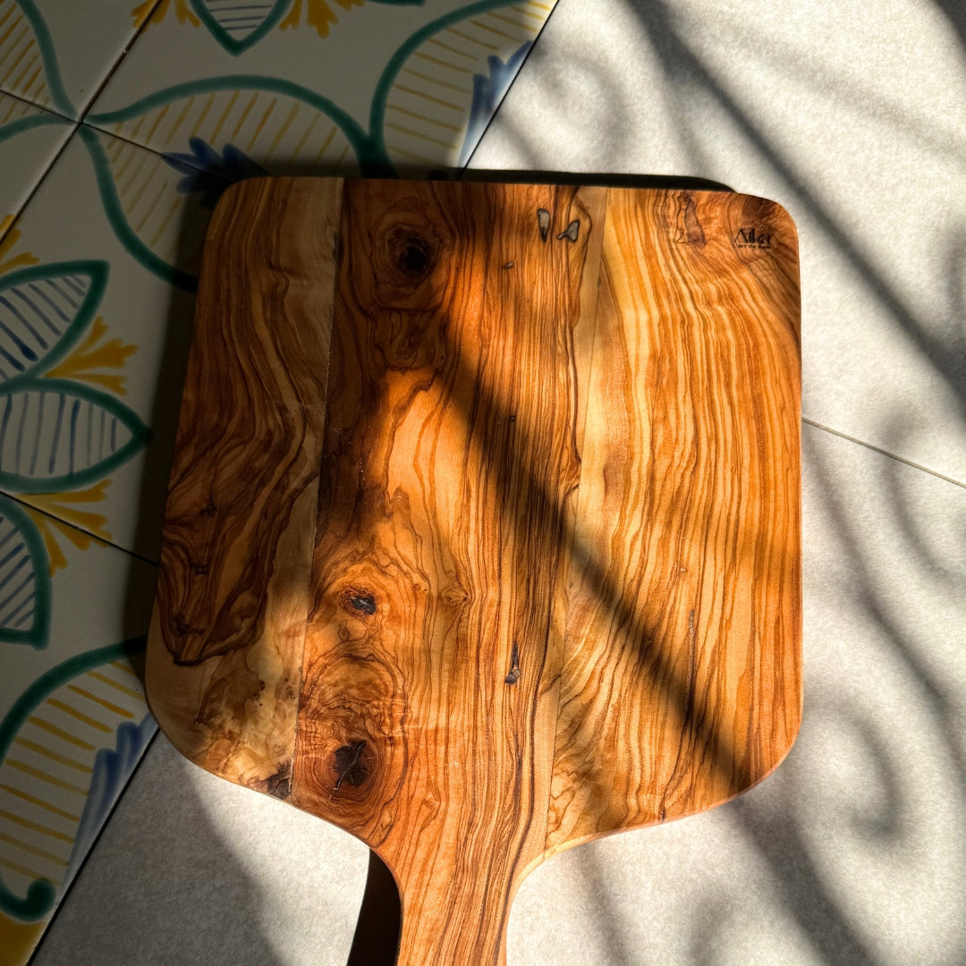 Pack de planches de service artisanales en bois d'olivier