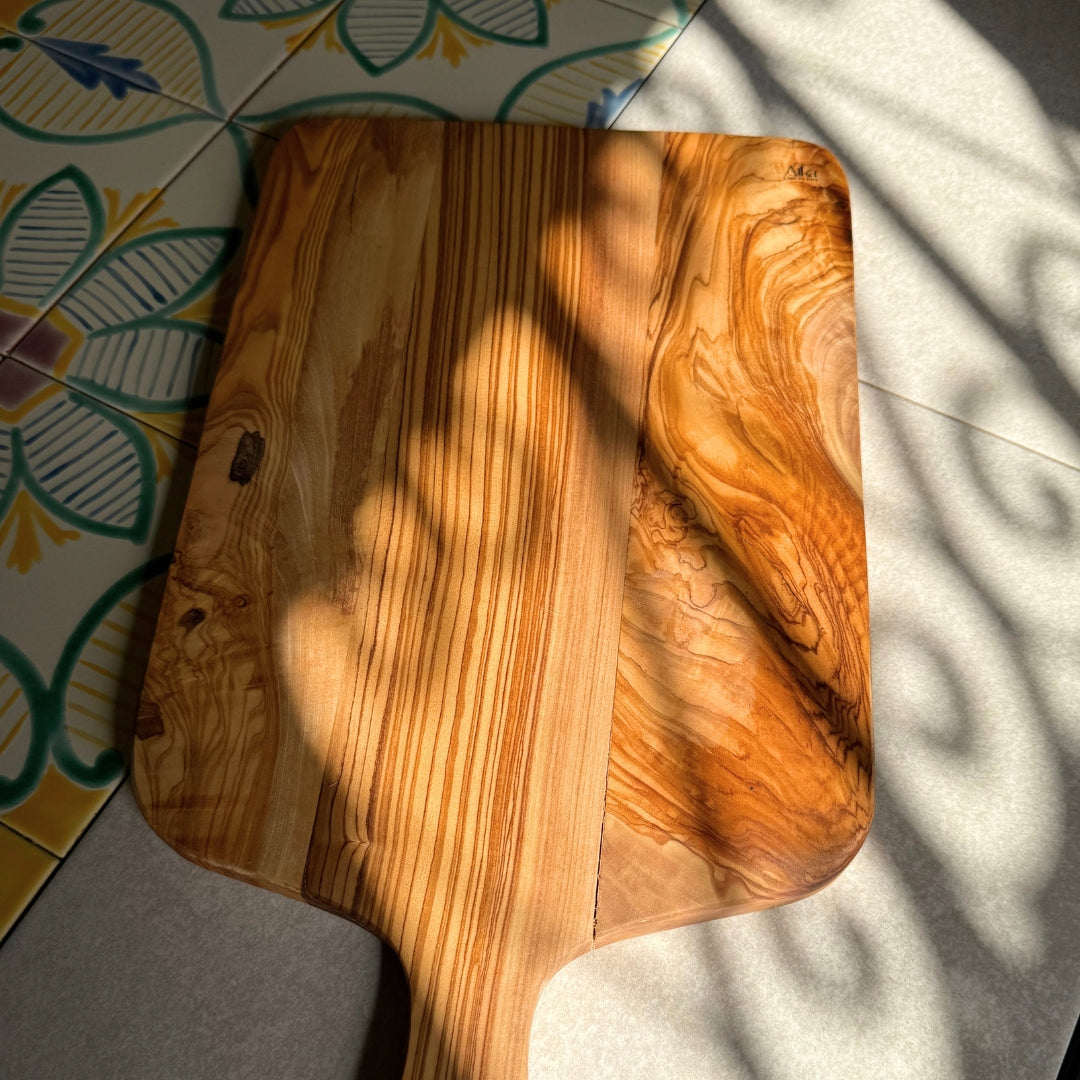Pack de planches de service artisanales en bois d'olivier
