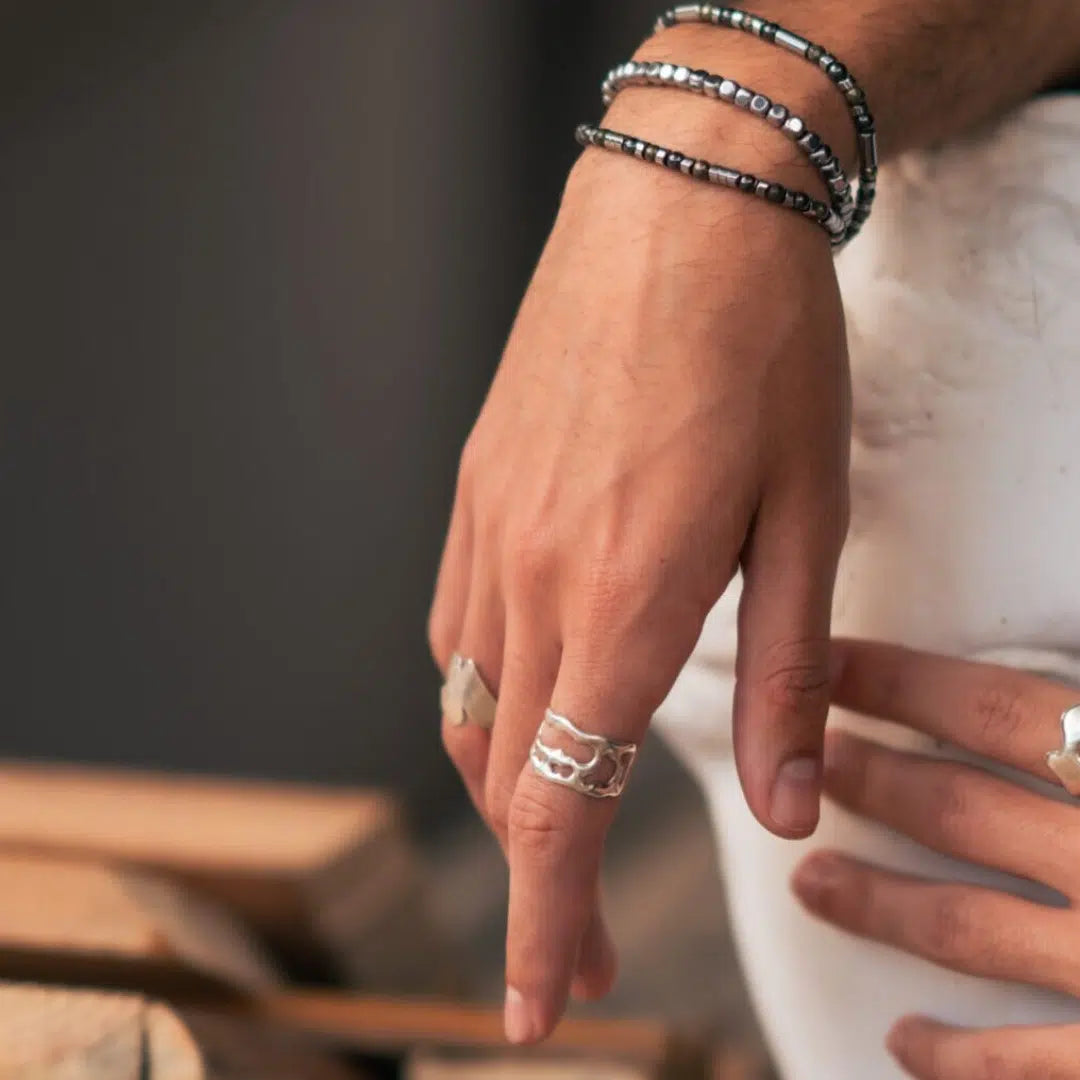 Bague fait-main en argent 925 RHEA