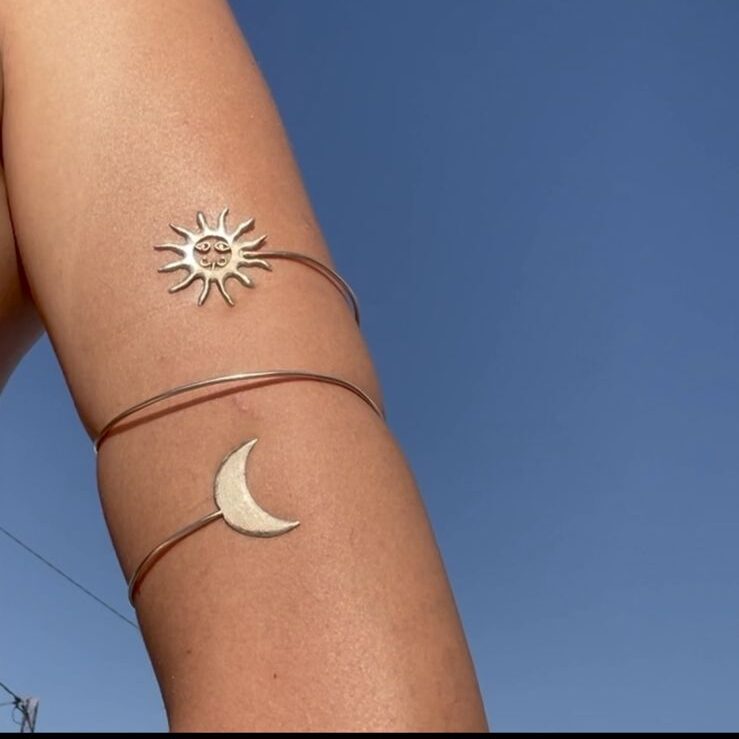 Manchette Cuff Soleil & Lune