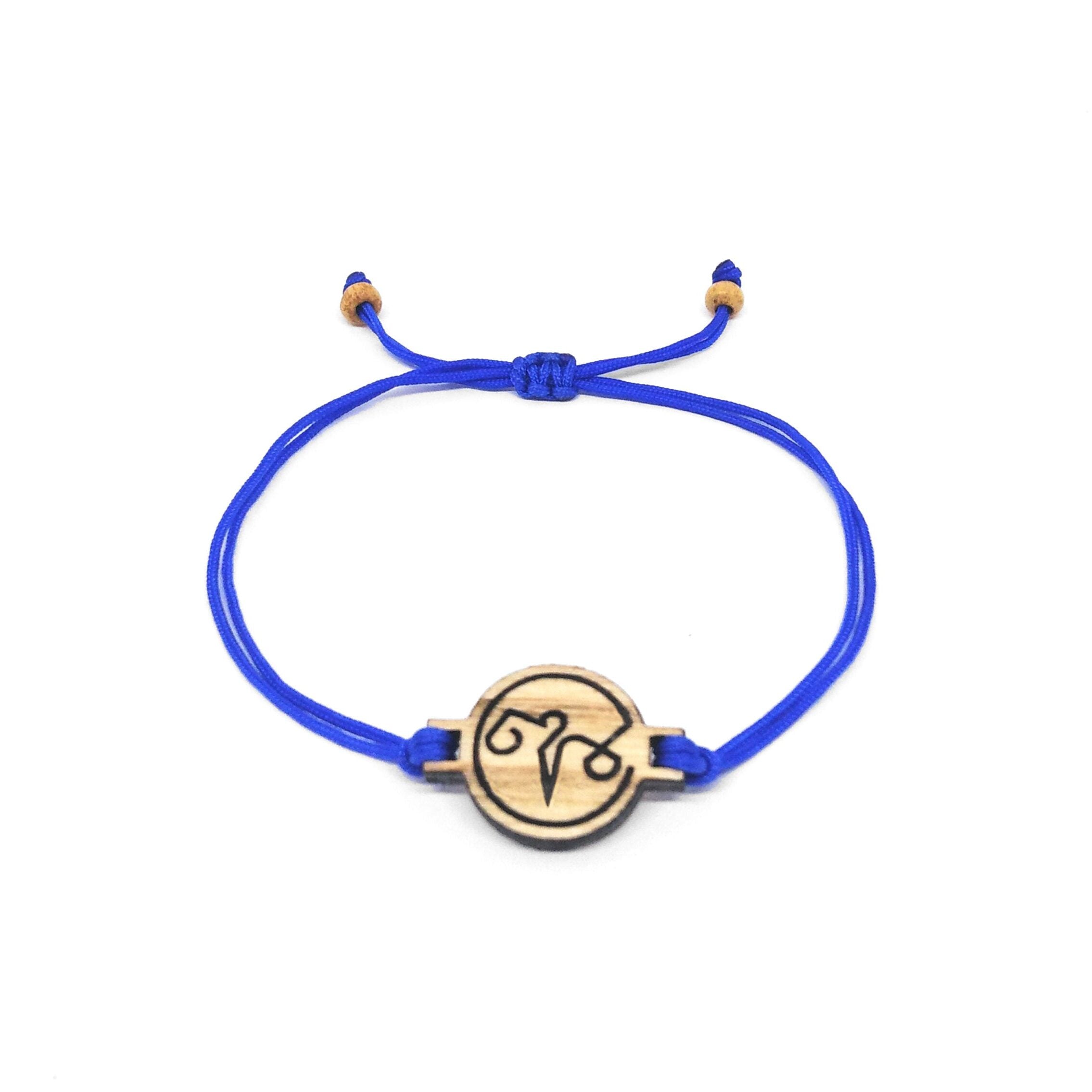 Bracelet Horoscope Balance – Pendentif en Bois Massif