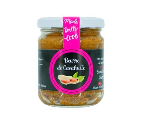 Beurre de cacahuète fait maison naturel et sans sucre ajouté