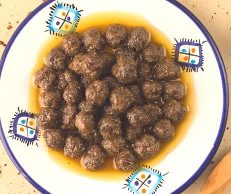 Boulettes de viande de veau Bnedakn qualité traditionnelle délicieuse