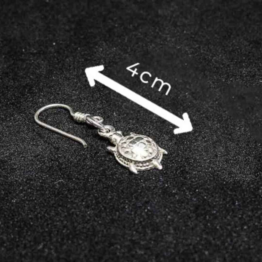 Boucles d'oreilles tortues en argent pour femme