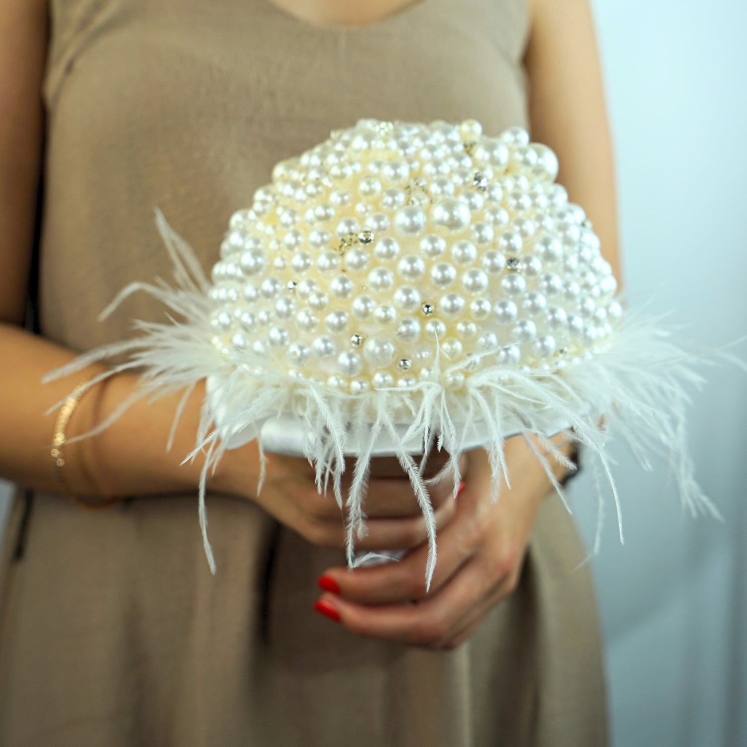 Bouquet de mariage en perles