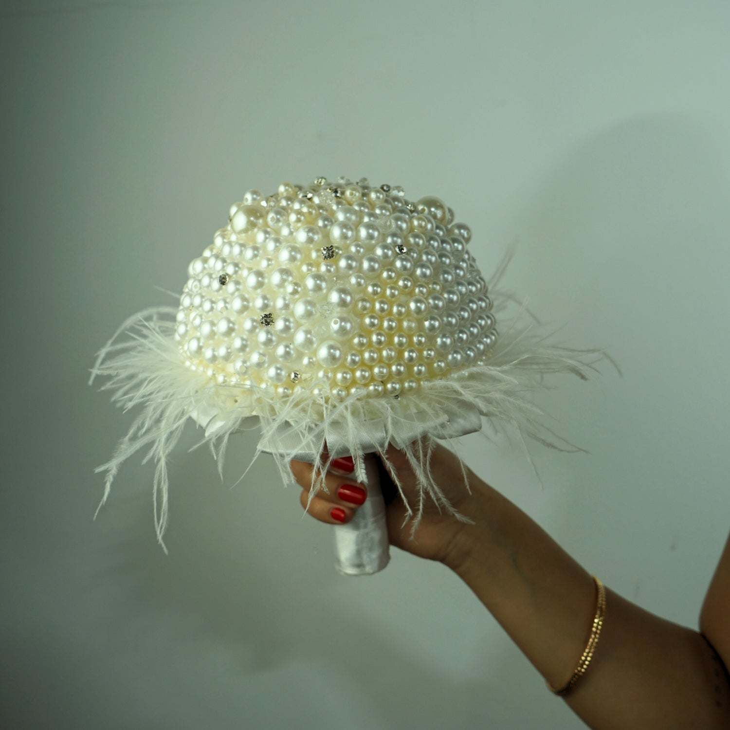 Bouquet de mariage en perles