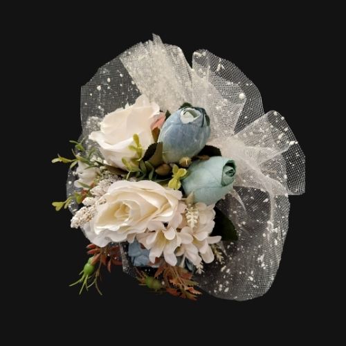 Bouquet de fleurs mariage multi-couleurs