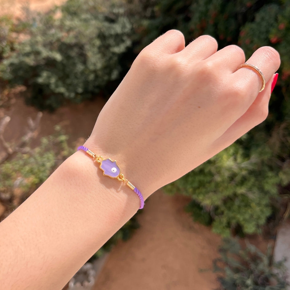 Bracelet KHamsa violet