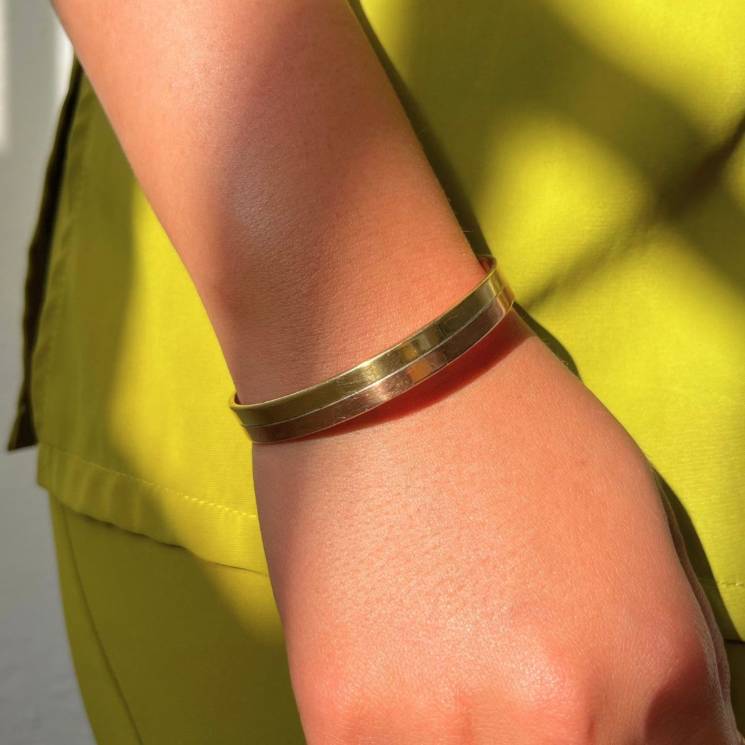 Bracelet en pur cuivre ajustable pour femme et homme