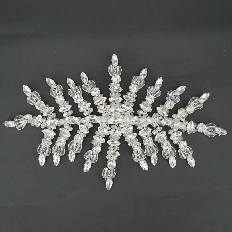 Broche de cheveux de mariée en cristal Accessoires de cheveux de mariée Vigne de cheveux de mariée Peigne à cheveux de mariée Bandeau de mariage de cheveux en argent Pièce de cheveux de mariage